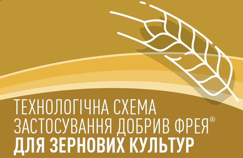 Технологічні схеми комплексного застосування добрив Фрея® для озимої пшениці