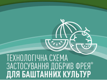 Технологічні схеми комплексного застосування добрив Фрея® для кавунів, дині, кабачків, гарбузів Технологічні схеми комплексного застосування добрив Фрея® для кавунів, дині, кабачків, гарбузів