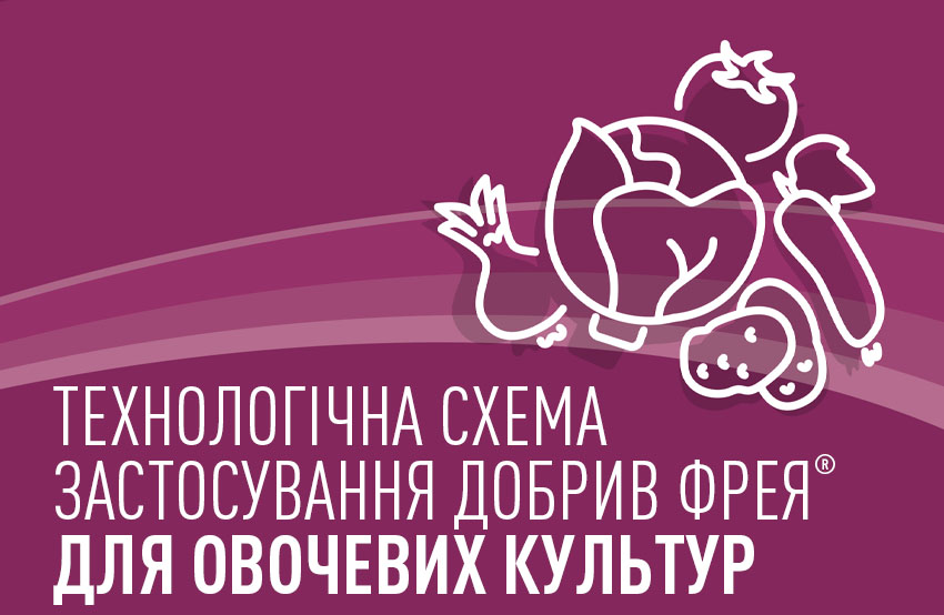 Технологічні схеми комплексного застосування добрив Фрея® для картоплі, томатів, огірків